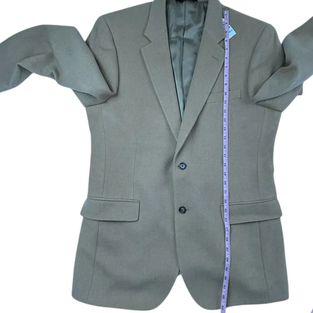 NEW Jos A Bank Executive Gordon 100% Camel Hair Flannel Blazer Sport Coat 42 L